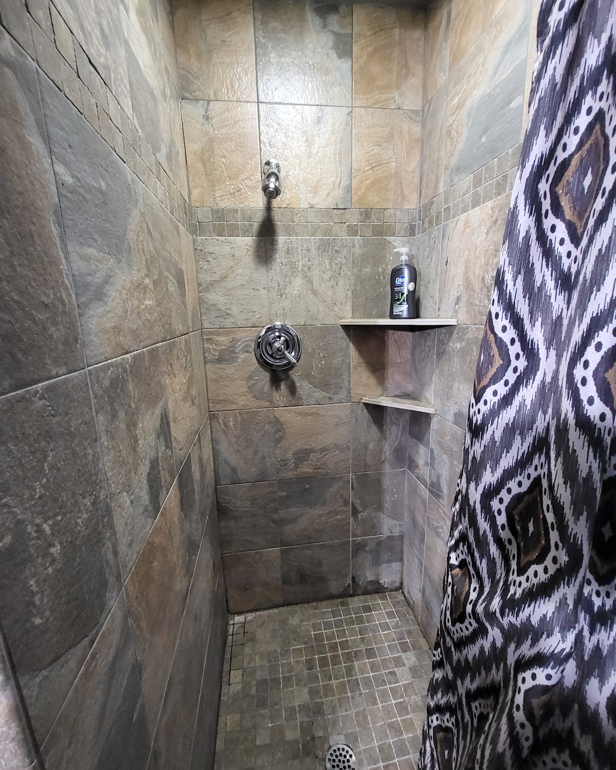 Lost Shelter Chalet walk-in shower